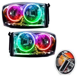 Dodge Ram Headlight Assembly - ORACLE Lighting - ColorSHIFT - `07-`08